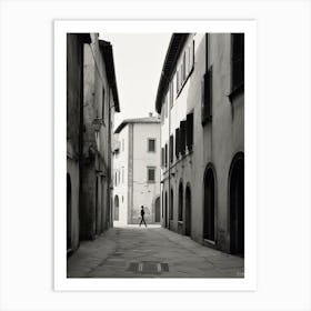 Lucca, Italy,  Black And White Analogue Photography  4 Art Print