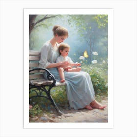 Mother And Child 2 Art Print