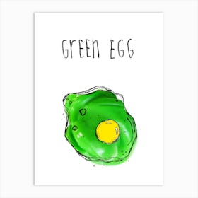 Green Egg Art Print
