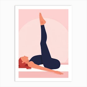 Yoga Pose 6 Art Print