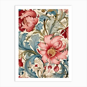 Floral Pattern 25 Art Print