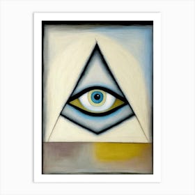Clarity, Symbol, Third Eye Rothko Neutral Art Print