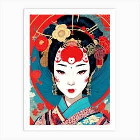 Geisha 101 Art Print