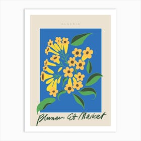 Algeria Flower Market Art Print