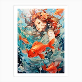 Mermaid 4 Art Print