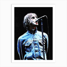 liam gallagher oasis britpop music band 1 Art Print