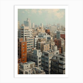 Tokyo Kitsch Cityscape 1 Art Print