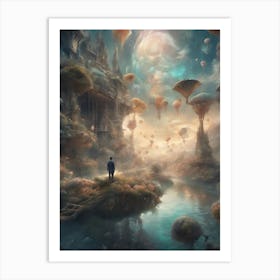 City In The Sky Art Print