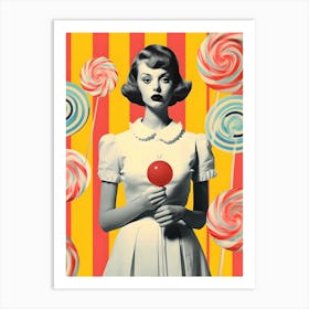 Lollipop Lady 1 Art Print