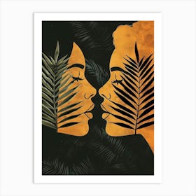 Two Women Kissing 17 Art Print