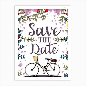 Save The Date Art Print