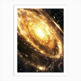 Galaxy In Space 1 Art Print