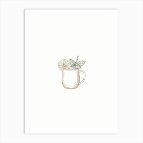 Moscow Mule Minimalistic Art Print