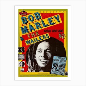 Bob Marley Poster Rock Reggae Singer Wall Art Picture Art Print