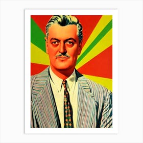 Lionel Barrymore Colourful Pop Movies Art Movies Art Print