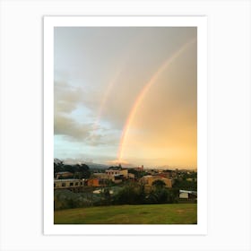 Rainbow in Costa Rica - Vertical Art Print