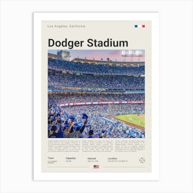 Baseball - Los Angeles Dodgers - Dodger Stadium 2 Art Print