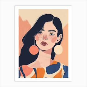 Illustration Of A Woman 3 Art Print