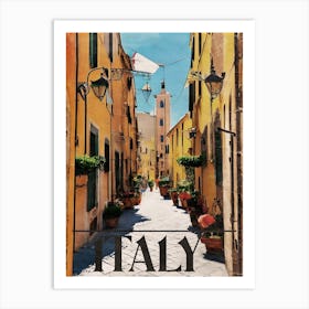 Italy Travel Poster, Circe Denyer Art Print