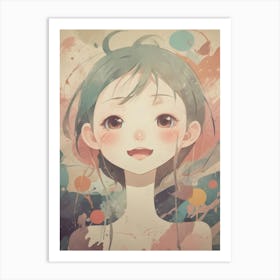 Anime Girl 7 Art Print