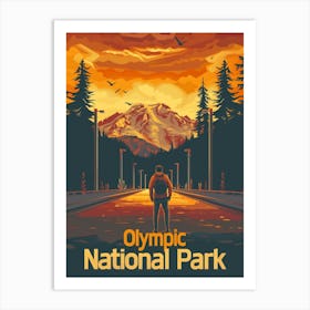 Olympic National Park Art Print