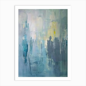 'People Walking' 1 Art Print