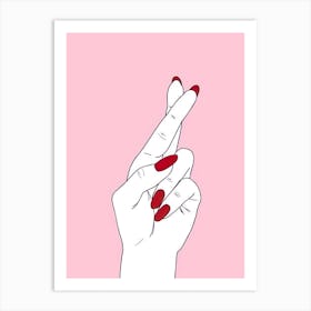 Woman'S Hand Art Print