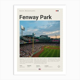 Baseball - Boston Red Sox - Fenways Park 1 Art Print