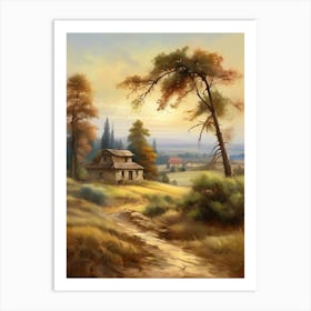 Landscape Painting 16 Art Print