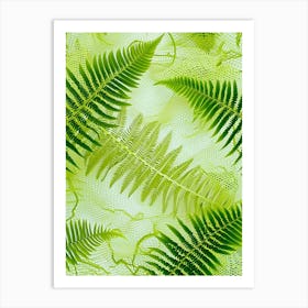 Pattern Poster Netted Chain Fern 2 Art Print