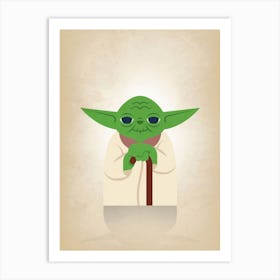 Star Wars Yoda 2 Art Print
