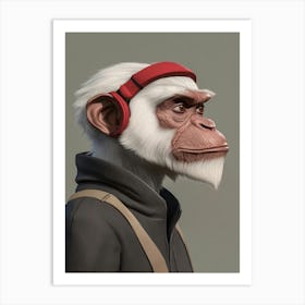 Chimpanzee 5 Art Print