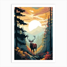 Deer3 34 Art Print