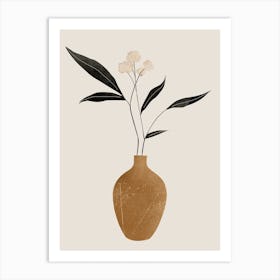 Minimal Plant 70 Art Print