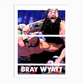 Windham Rotunda, Wrestling, Wrestler, Art, Bray Wyatt, Wall Print, Print Art Print