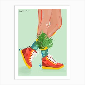 In Her Shoes Art Print