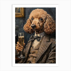 Whimsical Dogs 34 Art Print