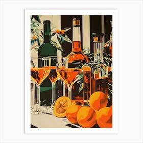 Oranges And Liquor Art Print