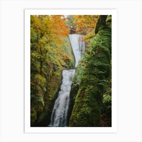 Fall Waterfall Art Print