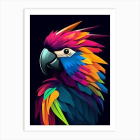 Colorful Parrot Art Print