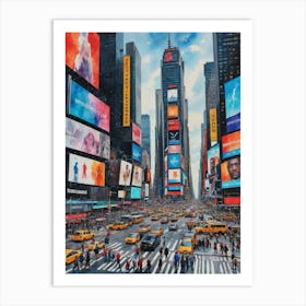 Explore the Vibrant City of New York Art Print