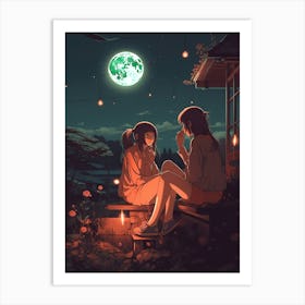 Japanese Lofi Style 3 Art Print