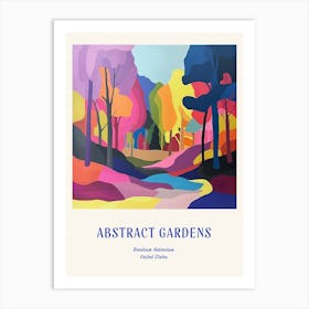 Colourful Gardens Bernheim Arboretum And Research Forest Usa 2 Blue Poster Art Print