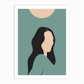 Portrait Of A Woman 3 Art Print