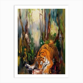 Tiger In The Jungle Art Print