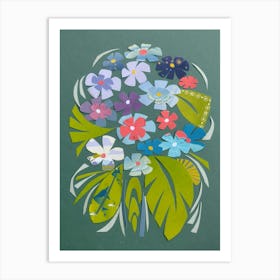 Nature Wall Art Flower Bouquet Art Print