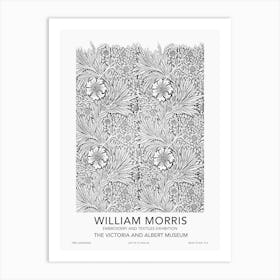 Marigold Chintz Exhibition Poster, William Morris  Art Print