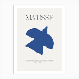 Matisse Blue Bird Cutouts Art Print