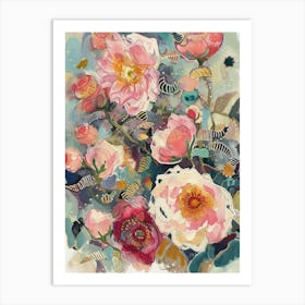 Pink Roses 2 Art Print