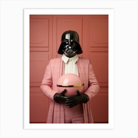 Darth Vader In Wes Anderson Style 40 Art Print